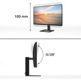 Philips 27E1N1800AE, LED-Monitor 68.6 cm (27 Zoll), schwarz, UltraHD/4K, IPS, HDMI, DP, Adaptive-Sync, HDR, Ergo Fuß