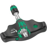 Wera Kraftform Kompakt 400 RA SHK Set 1, mit Ratschenfunktion, Bit-Satz schwarz/grün, 1/4", 19-teilig