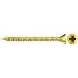 fischer Spanplattenschraube ClassicFast II 3,5x30 Senkkopf PZ 1.000 Stück, mit Vollgewinde