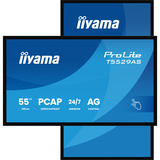 iiyama ProLite T5529AS-B1AG , LED-Monitor 139 cm (54.6 Zoll), schwarz (matt), UltraHD/4K, VA, Touchscreen, Android, USB-C