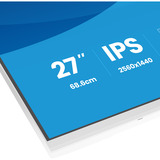 iiyama ProLite XB2797QSU-W1, LED-Monitor 68.5 cm (27 Zoll), weiß (matt), QHD, IPS, HDMI, DP, USB-Hub, Ergonomischer Standfuß