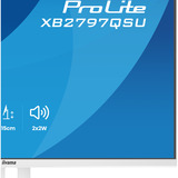 iiyama ProLite XB2797QSU-W1, LED-Monitor 68.5 cm (27 Zoll), weiß (matt), QHD, IPS, HDMI, DP, USB-Hub, Ergonomischer Standfuß