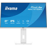 iiyama ProLite XB2797QSU-W1, LED-Monitor 68.5 cm (27 Zoll), weiß (matt), QHD, IPS, HDMI, DP, USB-Hub, Ergonomischer Standfuß