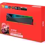 ADATA DIMM 32 GB DDR5-6000 (2x 16 GB) Dual-Kit, Arbeitsspeicher grau, AX5U6000C3016G-DCCARGY, XPG Caster RGB, INTEL XMP
