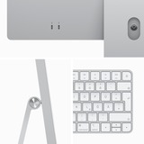 Apple iMac 59,62 cm (24") M3 2023 CTO, MAC-System silber, macOS, Deutsch