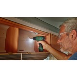 Bosch Heimwerken & Garten Akku-Bohrschrauber EasyDrill 1200 + Bit- und Bohrer-Set grün/schwarz, 2x Li-Ionen Akku 1,5Ah, Koffer