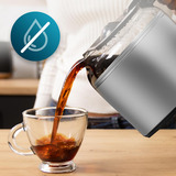 Cecotec Coffee 66 Drop & Thermo , Filtermaschine edelstahl/schwarz, 950 Watt