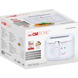 Clatronic Fritteuse FR 3771 weiß, 1.800 Watt