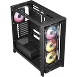 Corsair FRAME 4000D LCD RS ARGB, Tower-Gehäuse schwarz, Tempered Glass, Touchscreen