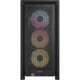Corsair FRAME 4000D LCD RS ARGB, Tower-Gehäuse schwarz, Tempered Glass, Touchscreen