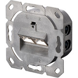 Digitus CAT.6A Datenanschlussdose, Unterputz, geschirmt, 2x RJ-45 LSA weiß, Klasse EA, horizontale Kabelinstallation