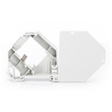 Digitus Keystone-Gehäuse für Hutschienen Montage, IP20 weiß, für 1x Keystone Modul