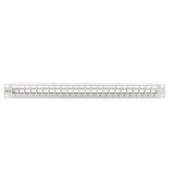 Digitus Modulares Patchpanel, 24-Port, unbestückt, Rack Mount grau, 1 HE, für Keystone-Module