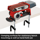 EINHELL Professional Akku-Bandschleifer TP-BS 18/457 Li BL - Solo, 18Volt rot/schwarz, ohne Akku und Ladegerät