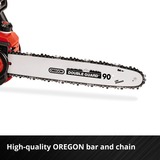 EINHELL Professional Akku-Kettensäge GP-LC 36/35 Li - Solo, 36Volt (2x18V) rot/schwarz, ohne Akku und Ladegerät