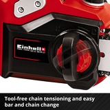 EINHELL Professional Akku-Kettensäge GP-LC 36/35 Li - Solo, 36Volt (2x18V) rot/schwarz, ohne Akku und Ladegerät