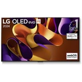 LG OLED55G48LW evo TV, OLED-Fernseher 138.8 cm (55 Zoll), silber/schwarz, UltraHD/4K, Twin Triple Tuner, Mit Wandhalterung (ohne Standfuß), 144Hz Panel