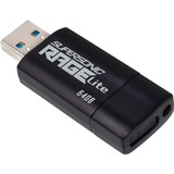 Patriot Supersonic Rage Lite 64 GB, USB-Stick schwarz/blau, USB-A 3.2 Gen 1