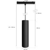 Philips HUE Perifo Pendel-Zylinderleuchte schwarz