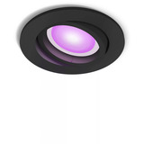 Philips Hue White & Color Ambiance Centura Einbauspot, LED-Leuchte schwarz, rund