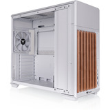 Thermaltake TR300 WS Snow White, Tower-Gehäuse weiß/holz, Tempered Glass