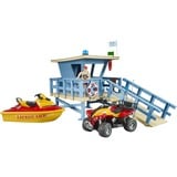 bruder bworld Life Guard Station mit Quad und Personal Water Craft, Spielfigur 