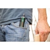 Bosch Heimwerken & Garten Akkuschrauber PushDrive 3,6Volt grün, mit 10-teiligem Schrauberbit-Set