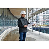 Bosch Professional Heat+Jacket GHJ 12+18V Kit Größe 3XL, Arbeitskleidung schwarz, inkl. Ladeadapter GAA 12V-21, 1x 12-Volt-Akku