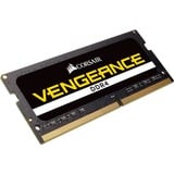 Corsair SO-DIMM 16 GB DDR4-3200 (2x 8 GB) Dual-Kit, Arbeitsspeicher schwarz, CMSX16GX4M2A3200C22, Vengeance