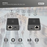 Digitus Gigabit Ethernet PoE-Splitter, 802.3bt, 51 Watt schwarz