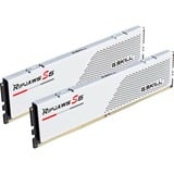 G.Skill DIMM 32 GB DDR5-6000 (2x 16 GB) Dual-Kit, Arbeitsspeicher weiß, F5-6000J3644F16GX2-RS5W, Ripjaws S5, INTEL XMP