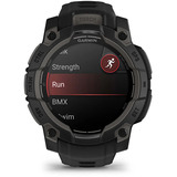 Garmin Instinct 3 - 45 mm, AMOLED, Smartwatch Black, Silikon-Armband