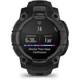 Garmin Instinct 3 - 45 mm, AMOLED, Smartwatch Black, Silikon-Armband