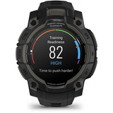 Garmin Instinct 3 - 45 mm, AMOLED, Smartwatch Black, Silikon-Armband
