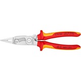 KNIPEX Elektro-Installationszange VDE 13 96 200  schlanke Bauform, geschraubtes Gelenk, VDE-geprüft