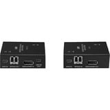 Lindy 300m Fibre Optic DisplayPort 1.2 & USB KVM Extender, DisplayPort-Verlängerung schwarz