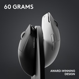 Logitech Gaming PRO X SUPERLIGHT 2, Gaming-Maus weiß, 2,4-GHz-LIGHTSPEED, kompatibel mit Windows und macOS