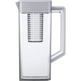 SAMSUNG RH69B8920S9/EG RS8000, Side-by-Side edelstahl/silber, Food Showcase Tür, Beverage Center, Festwasseranschluss