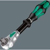 Wera 8100 SA 9 Zyklop Speed-Knarrensatz, zöllig, 1/4", Werkzeug-Set schwarz/grün, 28-teilig, Speed-Knarre mit schwenkbarem Kopf