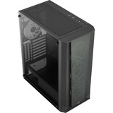 Aerocool Prism ARGB, Tower-Gehäuse schwarz, Tempered Glass