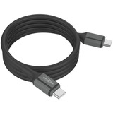Ansmann Silikonkabel USB-C auf USB-C schwarz, magnetisch, 120cm
