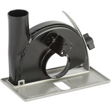 Bosch Professional Absaughaube mit Führungsschlitten, Ø 115/125mm, Staubsauger-Aufsatz schwarz, für Winkelschleifer