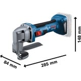 Bosch Professional Akku-Blechschere GSC 18V-16 E Professional solo, 18Volt blau/schwarz, ohne Akku und Ladegerät