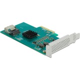 DeLOCK PCI Express Karte zu 4 x SATA 6 Gb/s RAID und HyperDuo, Schnittstellenkarte 