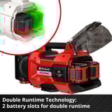 EINHELL Power X-Change Akku-Gartenpumpe AQUINNA 18/30 F LED, 18Volt rot/schwarz, ohne Akku und Ladegerät