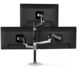 Ergotron LX Dual Monitor Arm, Monitorhalterung aluminium