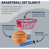 HUDORA Basketball Set Slam It, Basketballkorb 