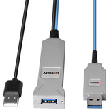 Lindy Fibre Optic USB 3.0 Kabel, Verlängerungskabel 30m