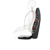 Medisana Premium Shiatsu-Massagesitzauflage MC 824, Massagegerät grau