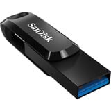 SanDisk Ultra Dual Drive Go USB Type-C 1 TB, USB-Stick schwarz, USB-A 3.2 Gen 1, USB-C 3.2 Gen 1